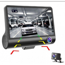 Качественный автомобильная видеорегистратор XH (3 камеры) в виде зеркала заднего вида