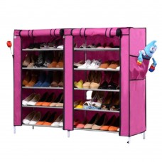 Тканевый двойной шкаф для обуви Shoe Cabinet 5 Layer 6510 (114*30*92)
