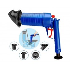 Вантуз-пистолет Toilet dredge GUN BLUE TQA23077 Пневматический вантуз, очиститель канализации высокого давления для любых засоров