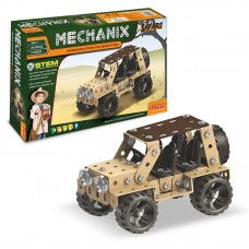 Детский игровой набор MECHANIX 155 деталей, металлический конструктор Safari 5 моделей PT460