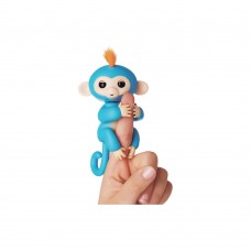 Интерактивная ручная обезьянка Woviiii Fingerlings Голубая