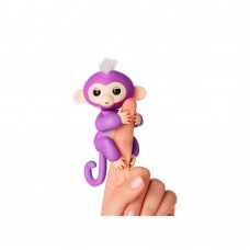 Интерактивная ручная обезьянка Woviiii Fingerlings Фиолетовая