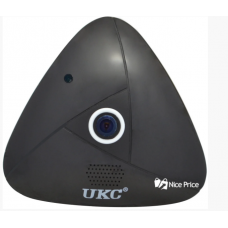 Панорамная потолочная VR IP WiFi камера UKC 3630 3mp 360° Black VT