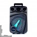 Портативная колонка Kimiso QS-823 Bluetooth, с микрофоном для караоке, FM радио, MP3, пультом и подсветкой