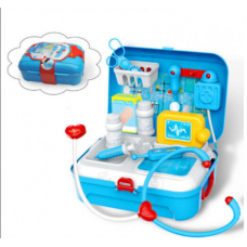 Детский обучающий игровой набор доктора в рюкзаке Doctor toy 17 предметов