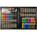 Большой и компактный  комплект художника / набор для детского творчества и рисования 168 предметов / Черный