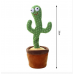 Танцующий кактус поющий 120 песен с подсветкой Dancing Cactus TikTok игрушка Повторюшка  VT