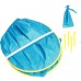 Бассейн-палатка детская автоматическая теневая малышковая палатка с бассейном голубая с УФ-покрытием