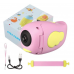 Детский фотоаппарат - видеокамера Kids Camera DV-A100  розовый