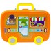 Конструктор-мозаика с шуруповертом в чемодане. Чемодан автобус Portable Platter 251 дет. PP251DG