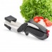 Кухонные эргономичные ножницы - измельчитель. Универсальные нож-ножницы, для нарезки фруктов, мяса и сыра, рукоятка-рычаг на пружине 2в1 Clever cutter AOD