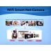 Поворотная IP-камера видеонаблюдения Wi-Fi + ночная съемка + видео няня (НТ001)