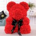 Мишка из роз Bear of Roses Красный 25 см
