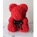 Мишка из роз Bear of Roses Красный 25 см