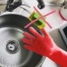 Силиконовые многофункциональные перчатки для мытья и чистки Magic Silicone Gloves Малиновый