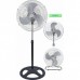 Напольный-настольный вентилятор с металлическими лопастями  2 в 1 FS-4521  (3137im)