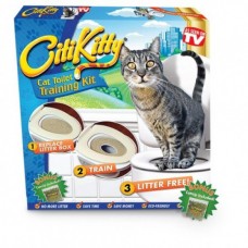 CitiKitty  Система накладок для приучения кошки к унитазу  (кошачий туалет)  